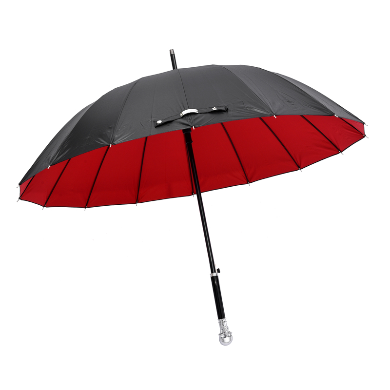シルバースカル傘高級ロングハンドル晴れ傘 UV 保護男性女性 - Golf Umbrella Large のレビューと価格