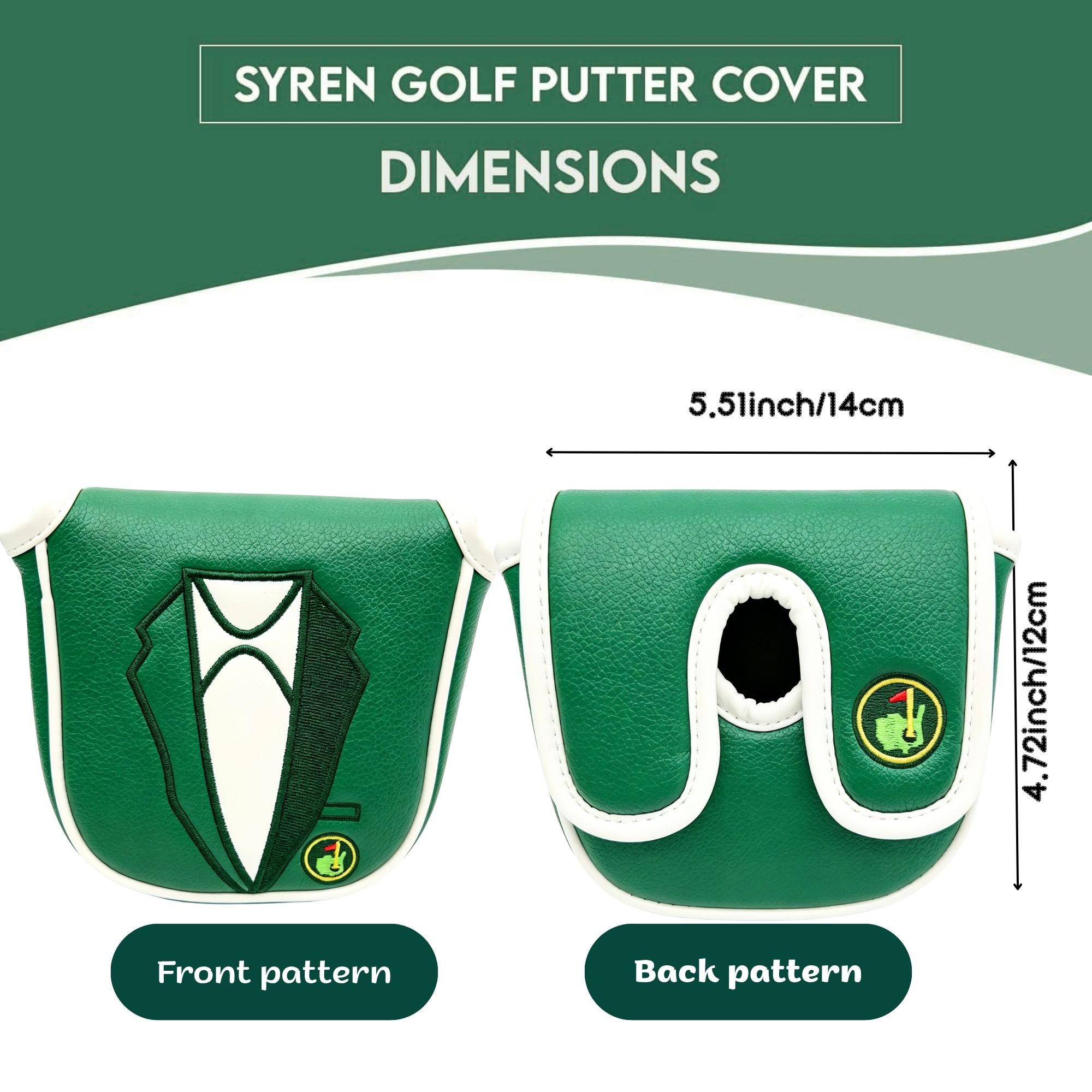 DF3用プレミアムパターカバー、グリーンジャケット柄のゴルフ - Golf Putter のレビューと価格